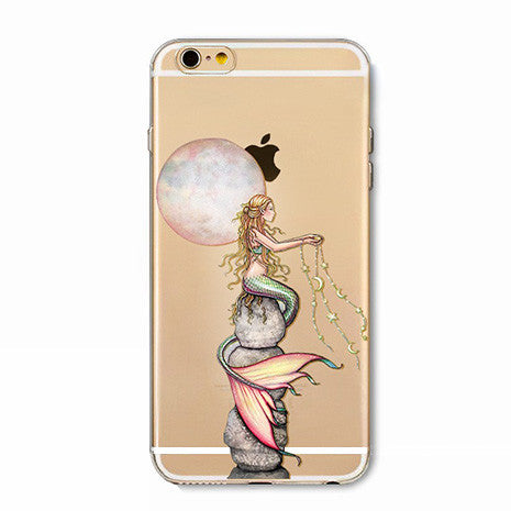 Full Moon Mermaid iPhone Case - Her Teen Dream