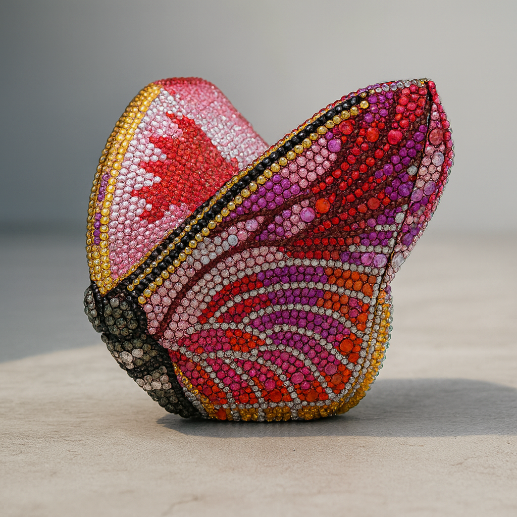 The Butterfly Rhinestone Clutch