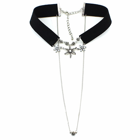 Double Layered Choker - Black - Her Teen Dream