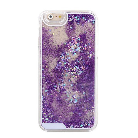 Quicksand Purple Glitter iPhone Case - Her Teen Dream