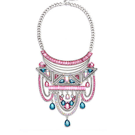Rainbow Chandelier Necklace - Her Teen Dream