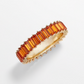 Large Gold Baguette Rings