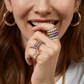 Large Gold Baguette Rings