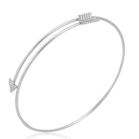Silver Arrow Bangle - Her Teen Dream
