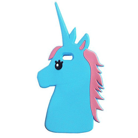 Magical Unicorn Silicone iPhone Case - Blue - Her Teen Dream