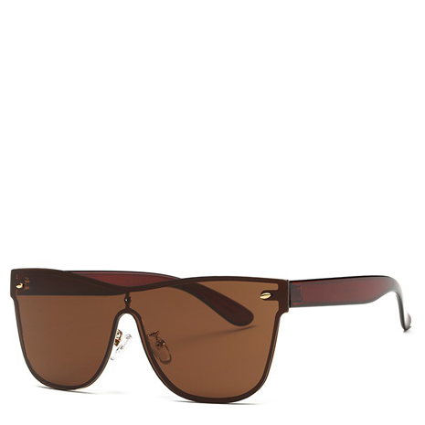 Aya Brown Rimless Sunglasses - Her Teen Dream