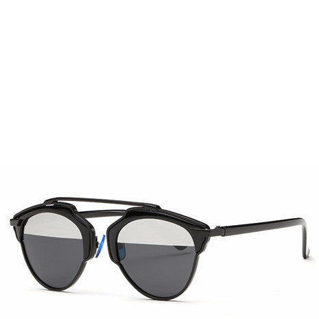 Butterfly Rimmed Sunglasses - Black - Her Teen Dream