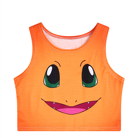 Pokémon Charmander Crop Top - Her Teen Dream