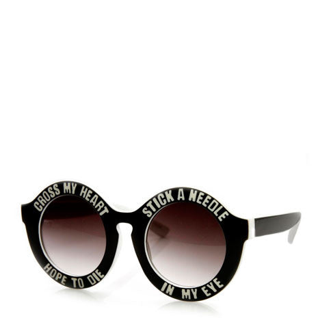 Cross My Heart Sunglasses - Her Teen Dream