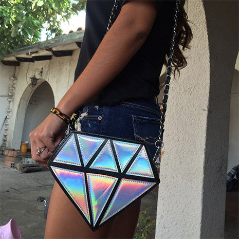 Diamond Holographic Bag - Her Teen Dream