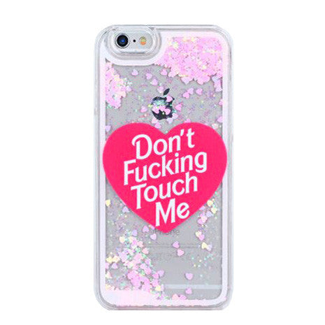 Don't Fucking Touch Me iPhone Case - Her Teen Dream