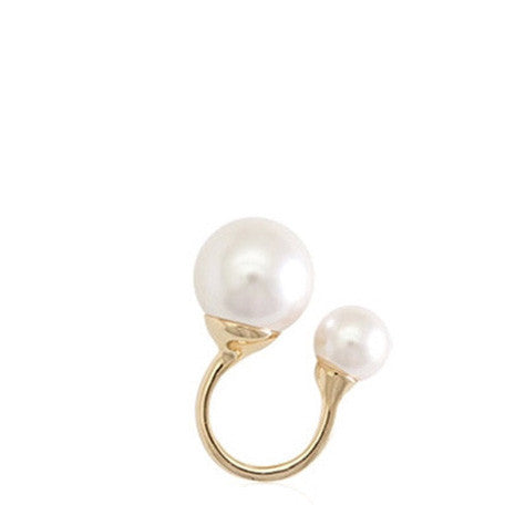 Double Pearl Ring - Her Teen Dream