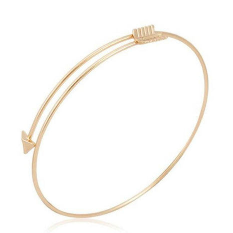 Gold Arrow Bangle - Her Teen Dream