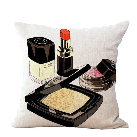 Makeup Products Beauty Pillow Cover - Her Teen Dream