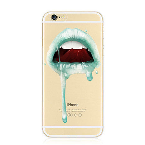 Design Mint Lips iPhone 6/6s Case - Her Teen Dream