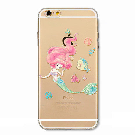 Little Mermaid Illustration 2 iPhone Case - Her Teen Dream