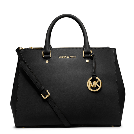 Michael Kors Large Black Sutton Handbag - Her Teen Dream