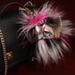 Pink Puff Monster Keychain - Faux Fur - Her Teen Dream