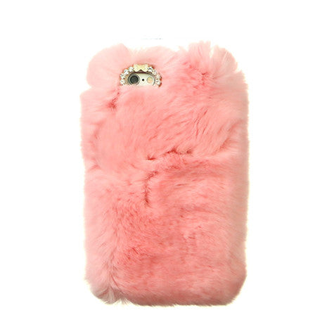 Furry Pastel Pink iPhone Case - Her Teen Dream