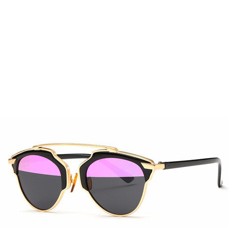 Butterfly Rimmed Sunglasses - Pink Purple - Her Teen Dream