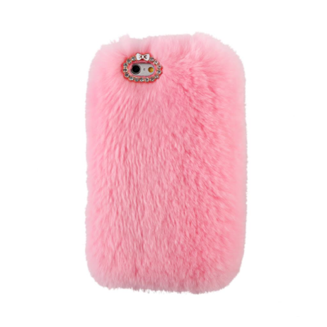 Furry Light Pink iPhone Case - Her Teen Dream