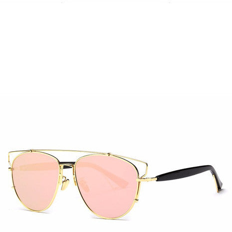 Alessa Aviator Sunglasses - Pink Gold - Her Teen Dream