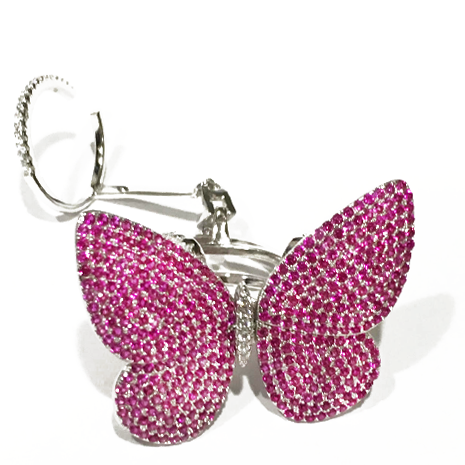 Movable Butterfly Ring - Rose - Her Teen Dream - Her Teen Dream