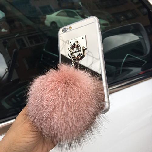 Puff Ball Pom Pom Furry iPhone Case - Colors - Her Teen Dream