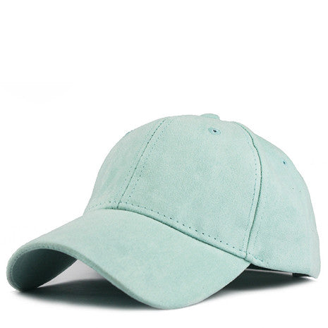 Teal Suede Snapback - Her Teen Dream