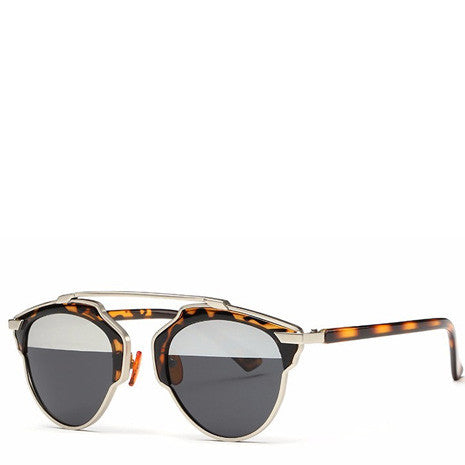 Butterfly Rimmed Sunglasses - Tortoise - Her Teen Dream